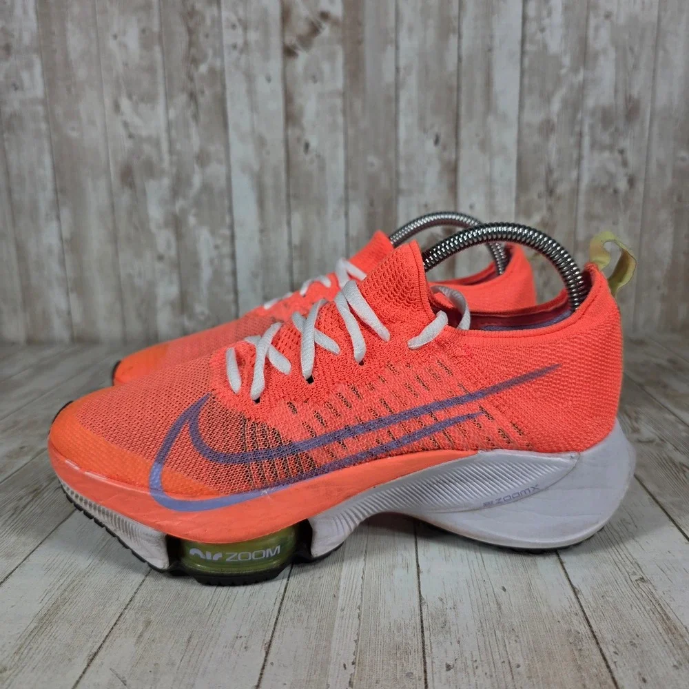 Nike Air Zoom Tempo NEXT% Flyknit Running‎ Shoes Womens Orange CI9924-800